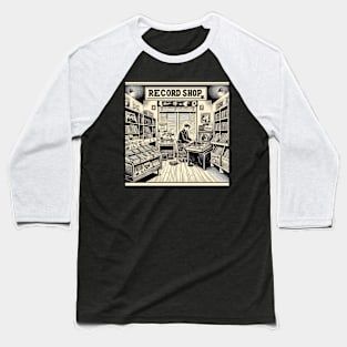 Record shop Baseball T-Shirt